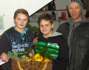 Die Dritten : Team 8 das sind: Matthis L., Stefan K. und Klaus B.